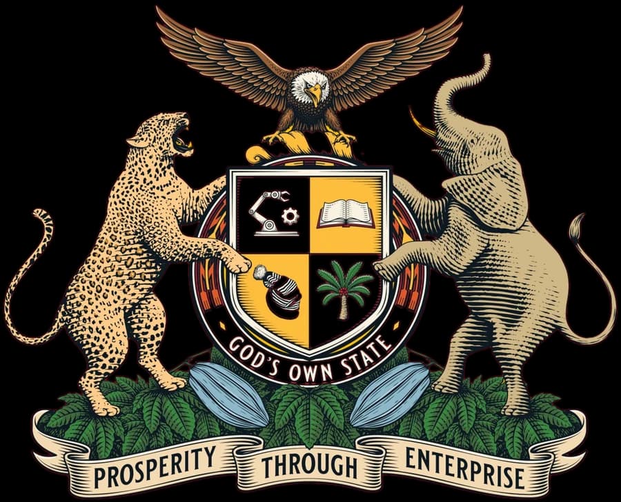 Coat of arms of Abia State: Prosperity Through Enterprise